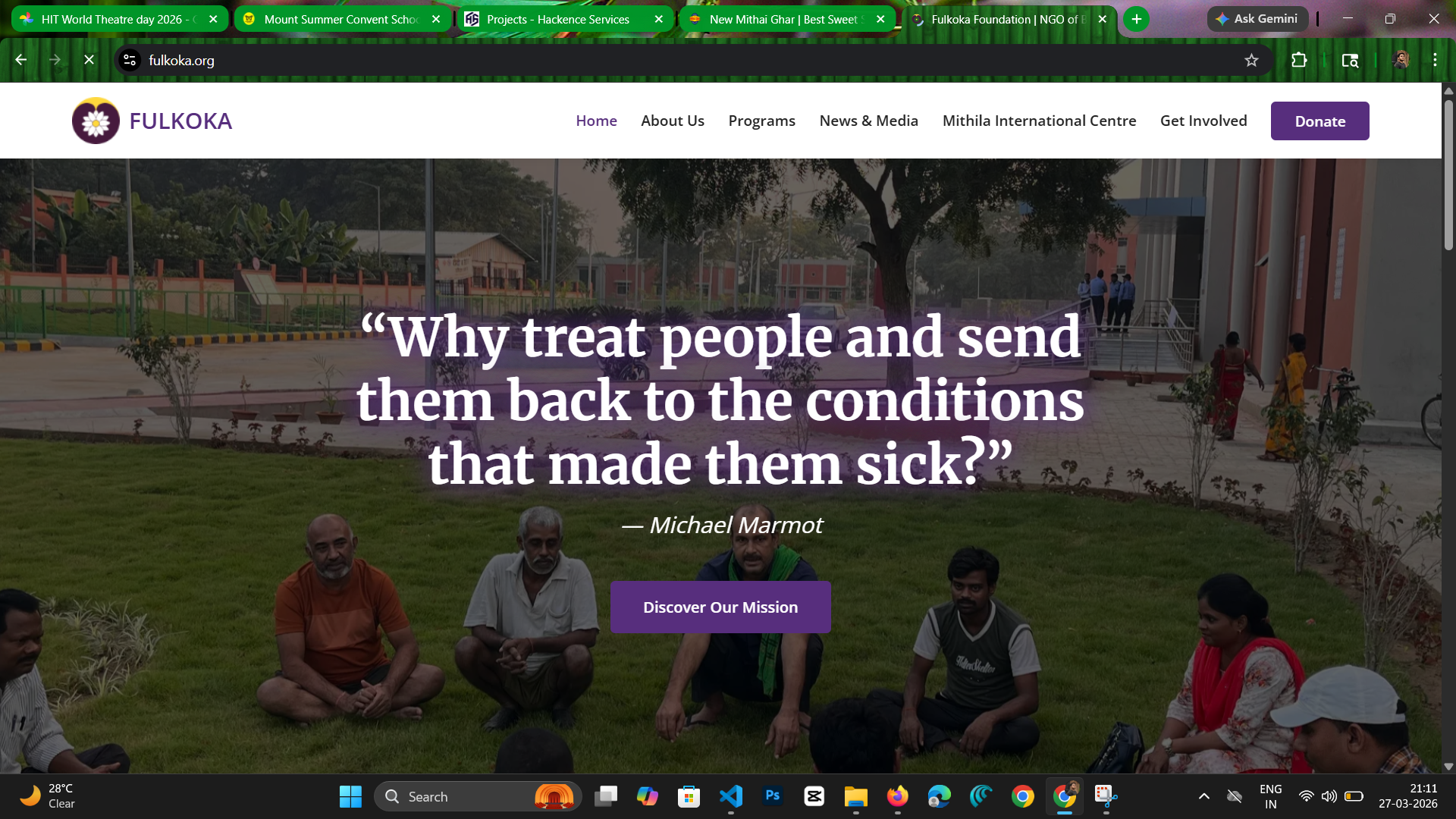 Landing Page